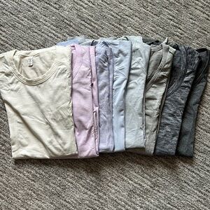 8 size 6 Lululemon Swiftly T Shirts